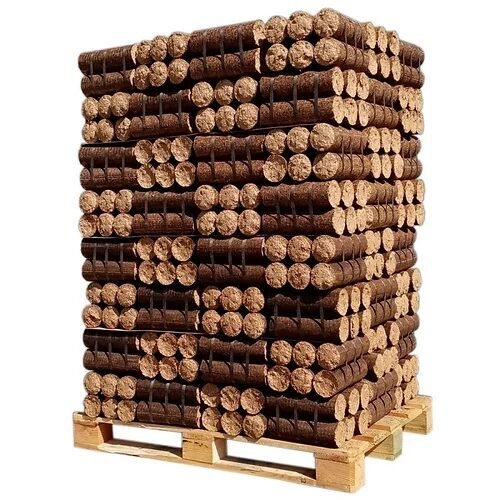 Speziell verdichtetes Holz für den Nachteinsatz – 960 kg Palette