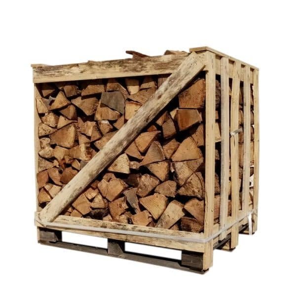 BRENNHOLZ – 30 CM – TROCKEN – MISCHUNG AUS HARTHOLZ – PALETTE 1 M3 – 1,5 STERE