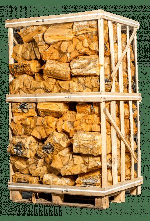 80 Birkenholzscheite – 25 cm – 100 % trocken