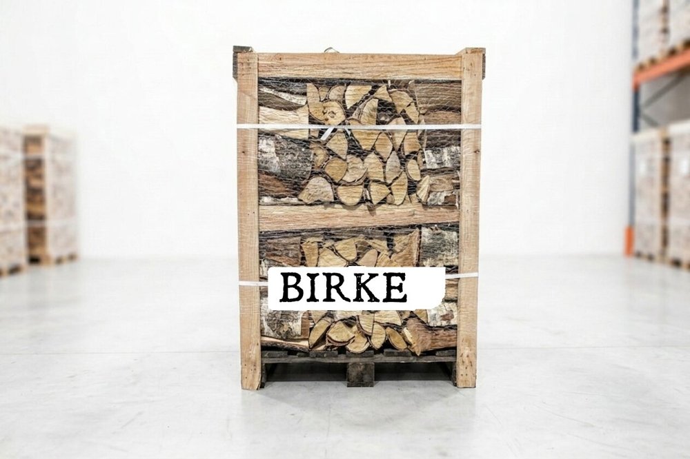 Brennholz Palette – Birke – 25 cm – kammergetrocknet – 2 RM