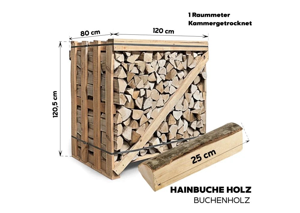Brennholz Buche 25cm 2RM-Box
