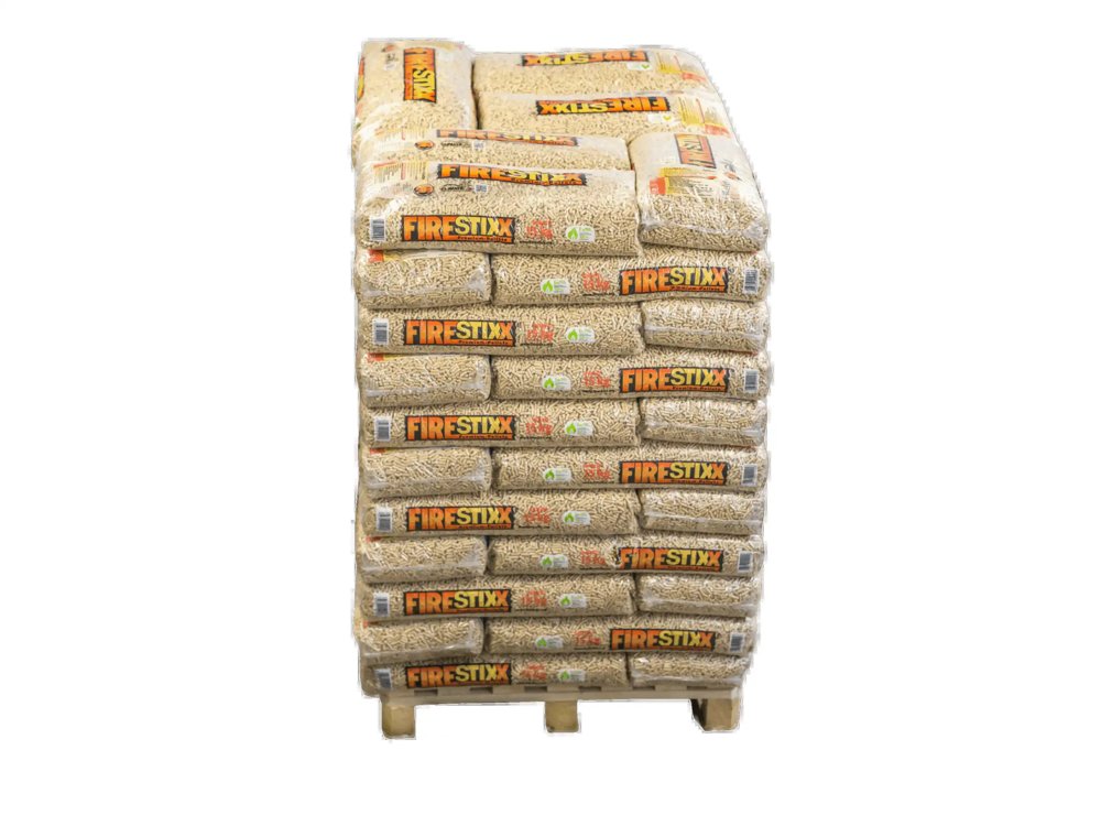 Firestixx Premium Pellets DINplus/ENPlus A1 – Palette (66Sack) 990kg