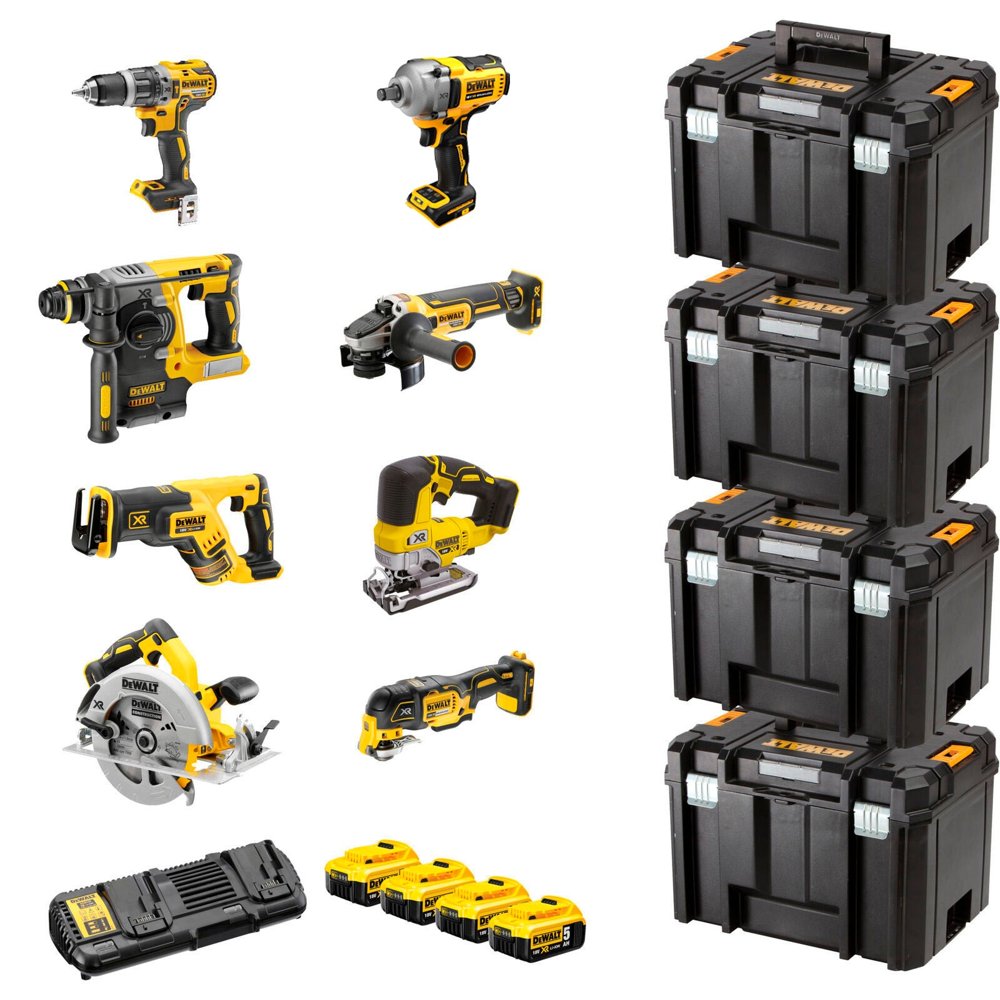 KIT 8 Werkzeuge XR 18 V DCK865P4T DeWalt