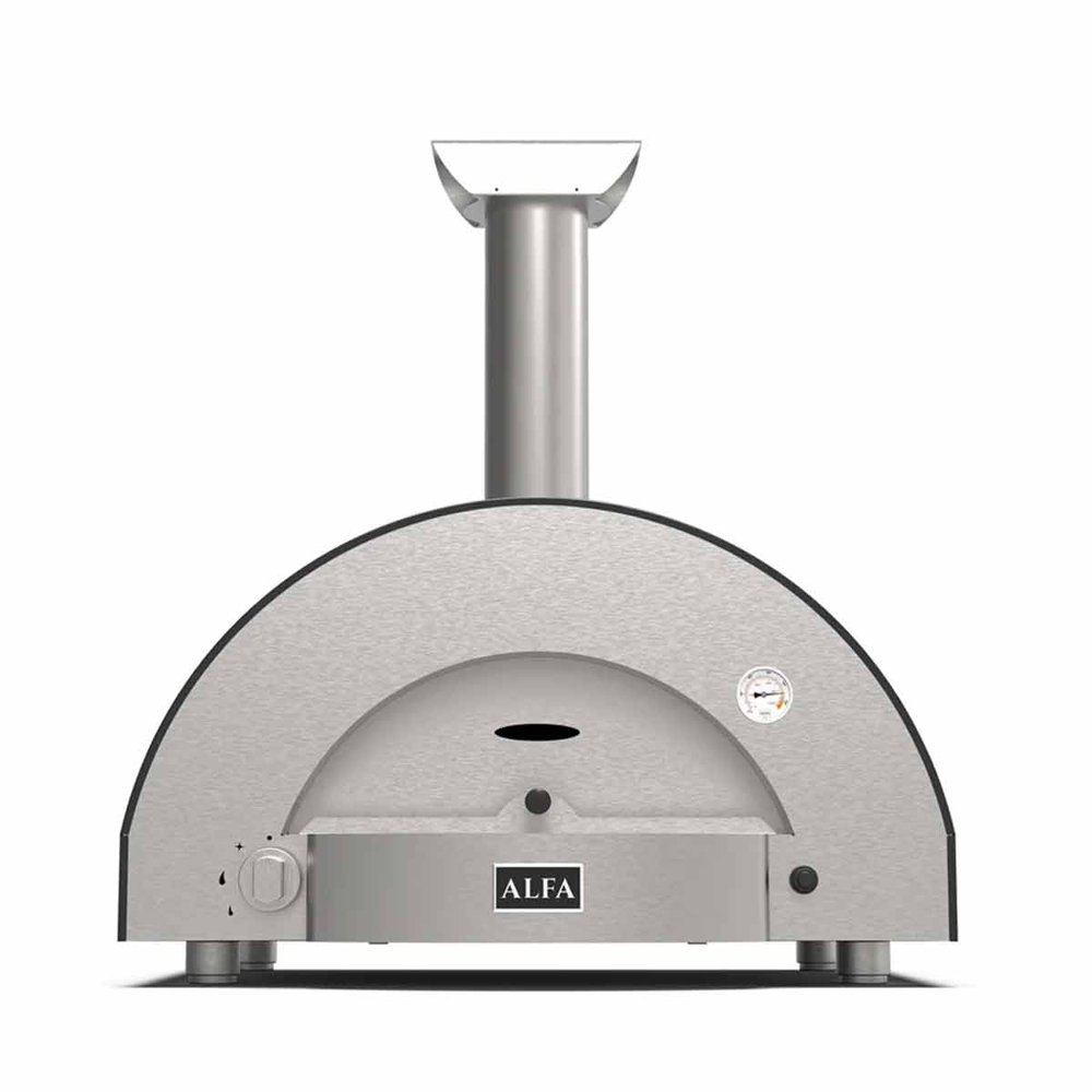 Alfa Forni Gas Pizzaofen Classico | 2 Pizze | Schiefergrau | Hybrid
