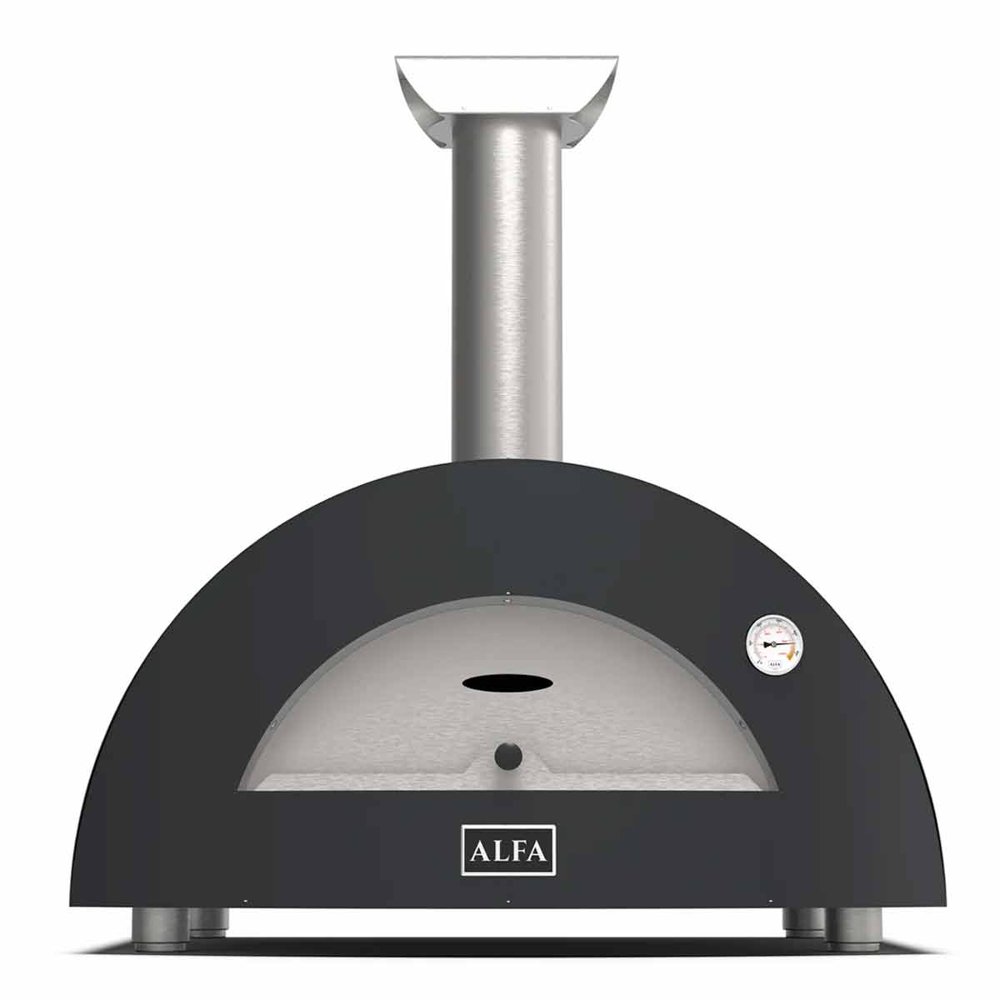 Alfa Forni Holz Pizzaofen Moderno | 2 Pizze | Schiefergrau