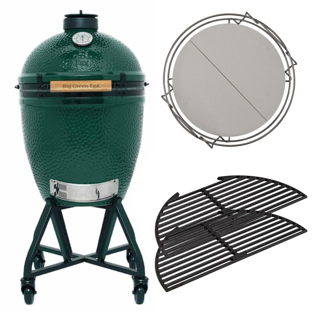 Big Green Egg Large | Starter Set 2026 mit Gusseisenrost