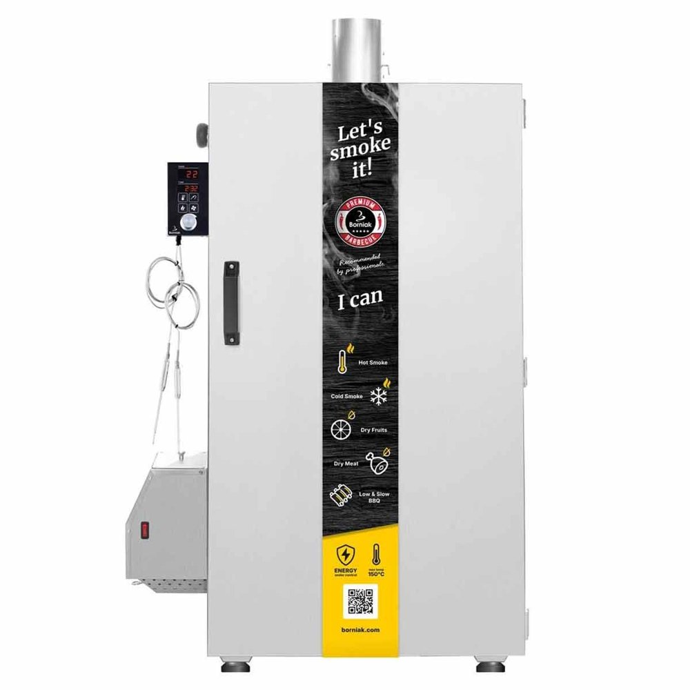 Borniak BBQ Smoker WiFi BBDSW-150 | Edelstahl