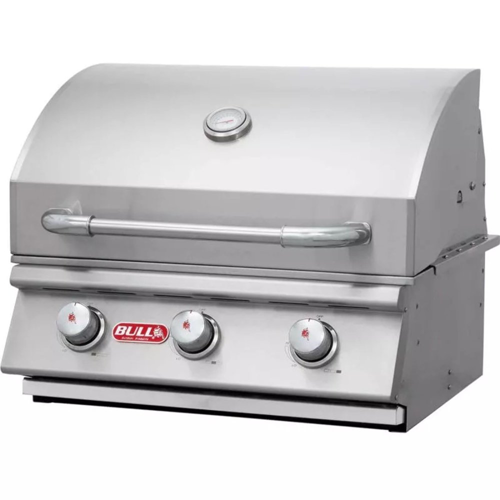 Bull Steer Einbau Gasgrill | 3 Brenner | Edelstahl