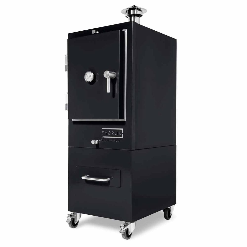 Charlie Oven Holzkohleofen | Profi-Edition | Black Peppercorn