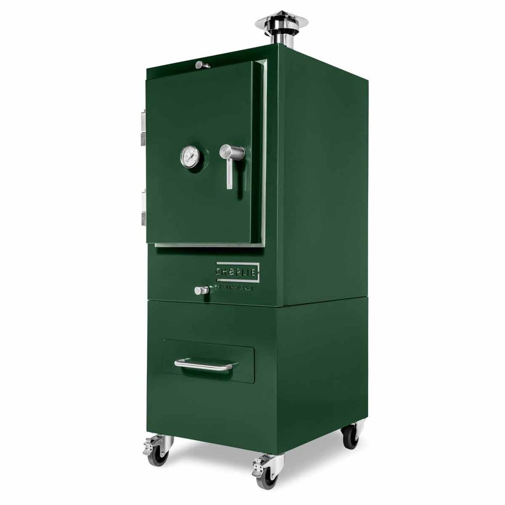 Charlie Oven Holzkohleofen | Profi-Edition | Green Chilli