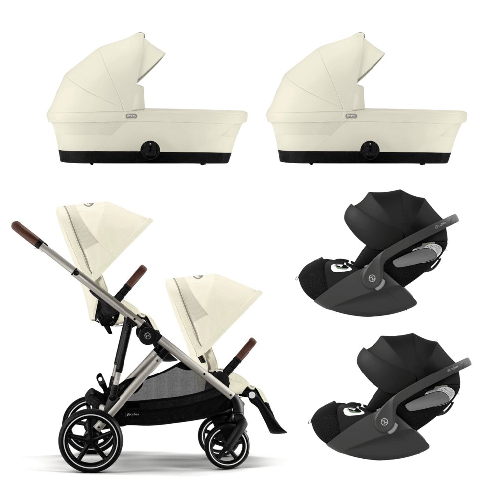 Cybex Trio Zwillingskinderwagen Gazelle mit Cloud T