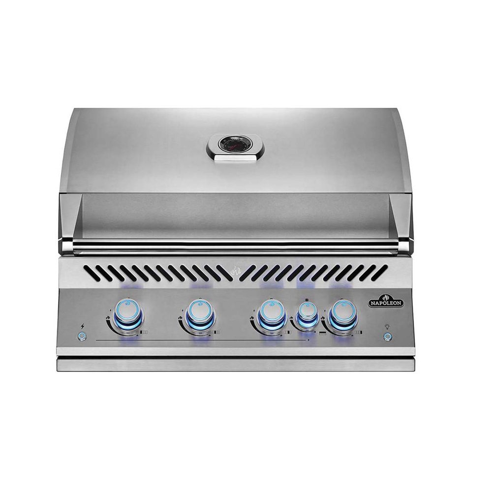 Napoleon Einbaugrill 700-Series 32 Zoll | Edelstahl | inkl. Drehspieß und Innenbeleuchtung