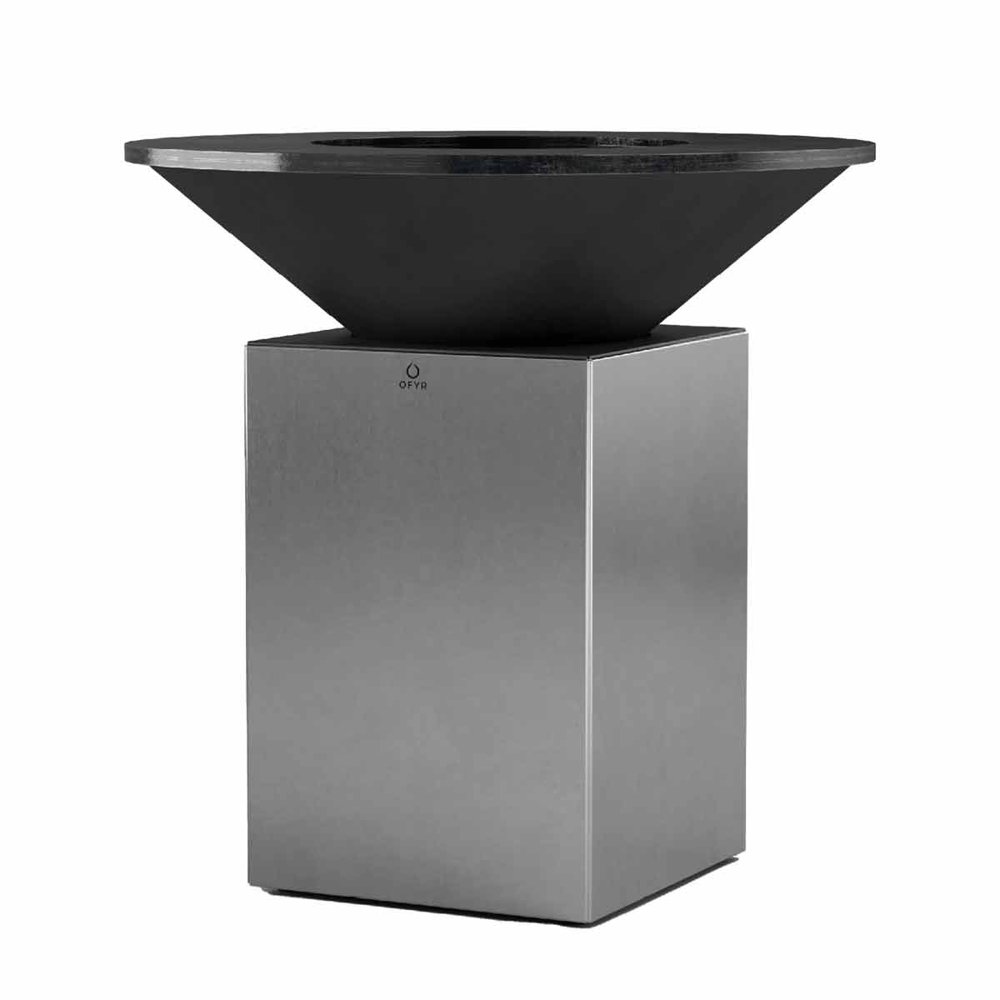 OFYR Feuerplatte 100 Brushed Stainless Steel
