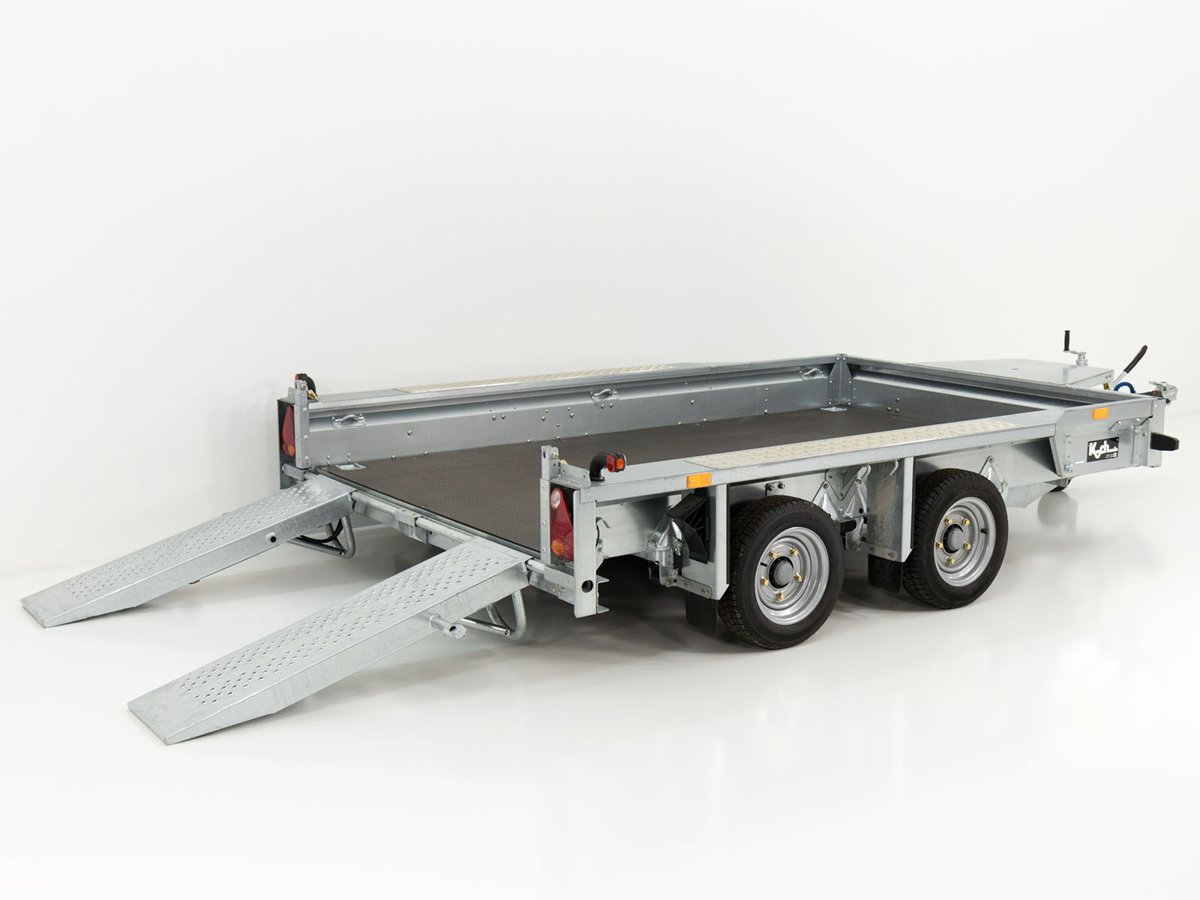 Ifor Williams Baumaschinenanhänger GX105 HD 157×303 3,5t|Einzelrampen