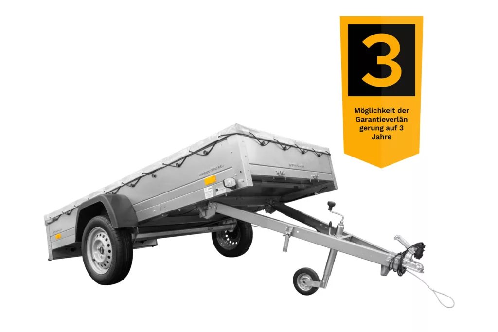 Anhänger mit Flachplane GARDEN TRAILER 264 KIPP [inkl. Planenträger]